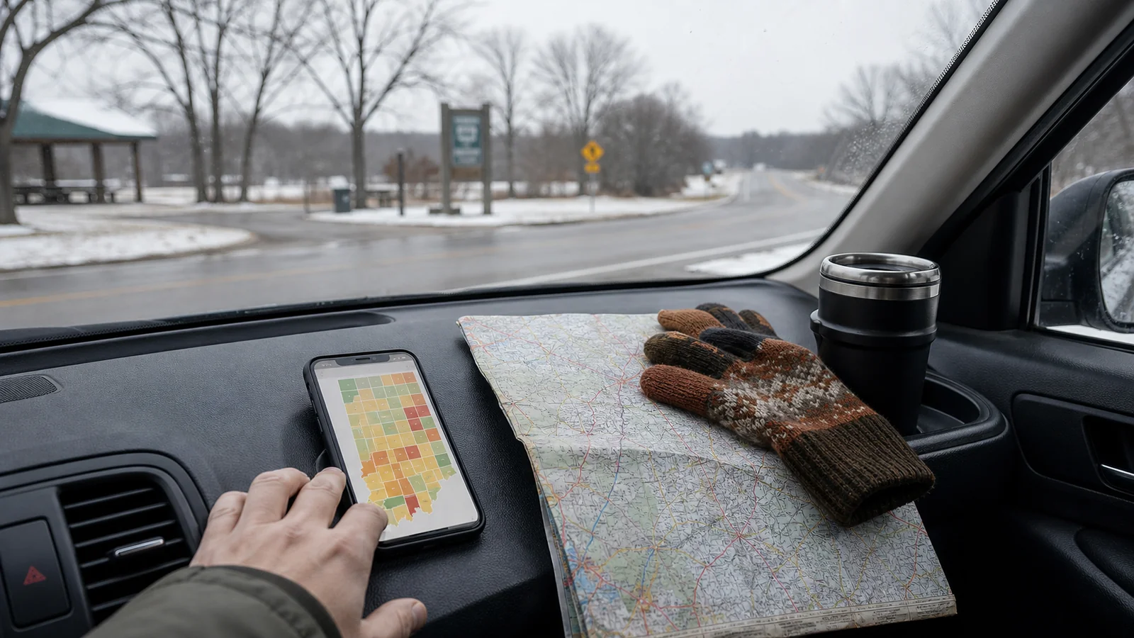 Travel Advisory Map Indiana: Road Checklist